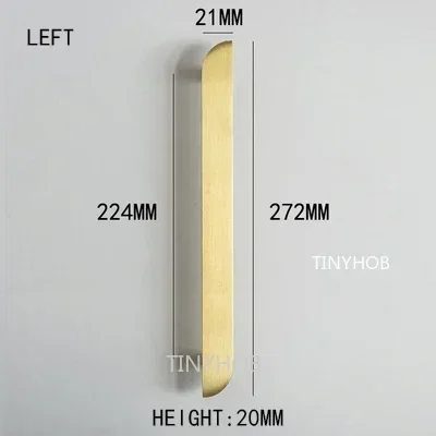 Ручки для шкафов TINYHOB американский стиль латунь золото