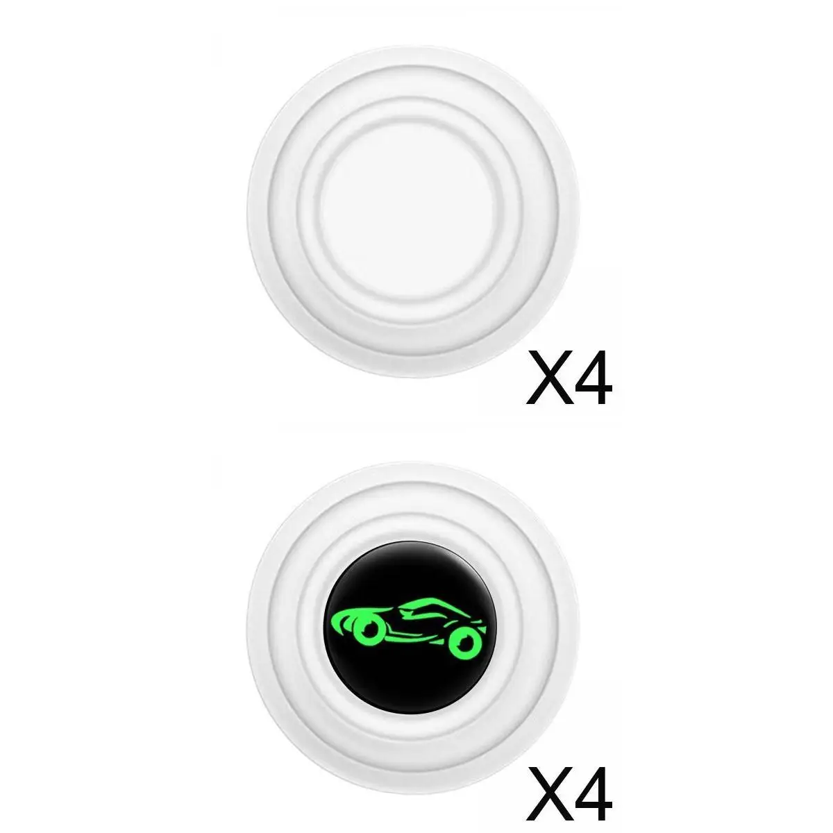 

8 шт., силиконовые прокладки для дверей автомобиля