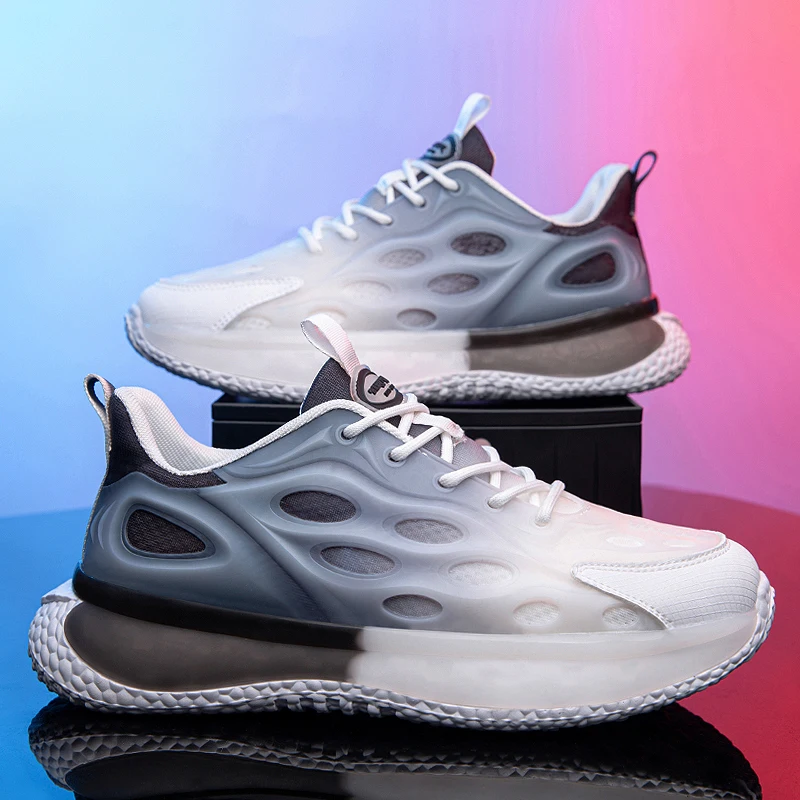 

Mens Sneakers Male Lightweight Air Cushion Breathable Mesh Sports Running Shoes Tenis Shoes Men's Thick Soles Casual Shoes