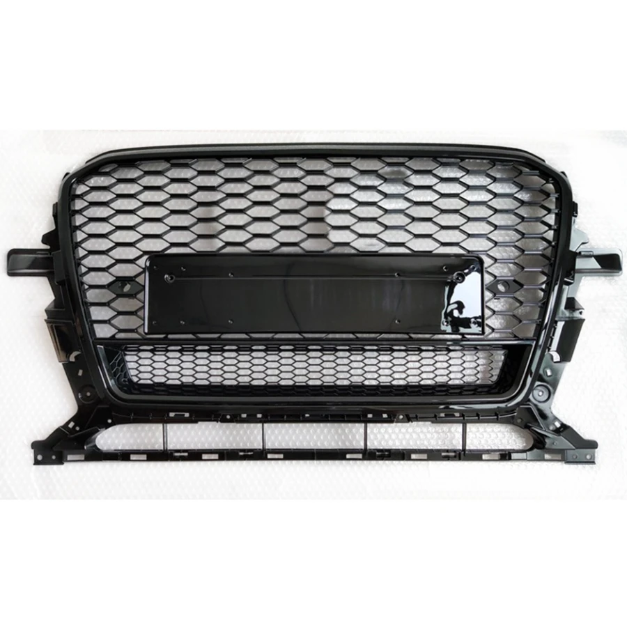

For RSQ5 Style Front Sport Hex Mesh Honeycomb Hood Grill Black for Audi Q5/SQ5 8R 2013 2014 2015 2016 2017 Auto Accessories