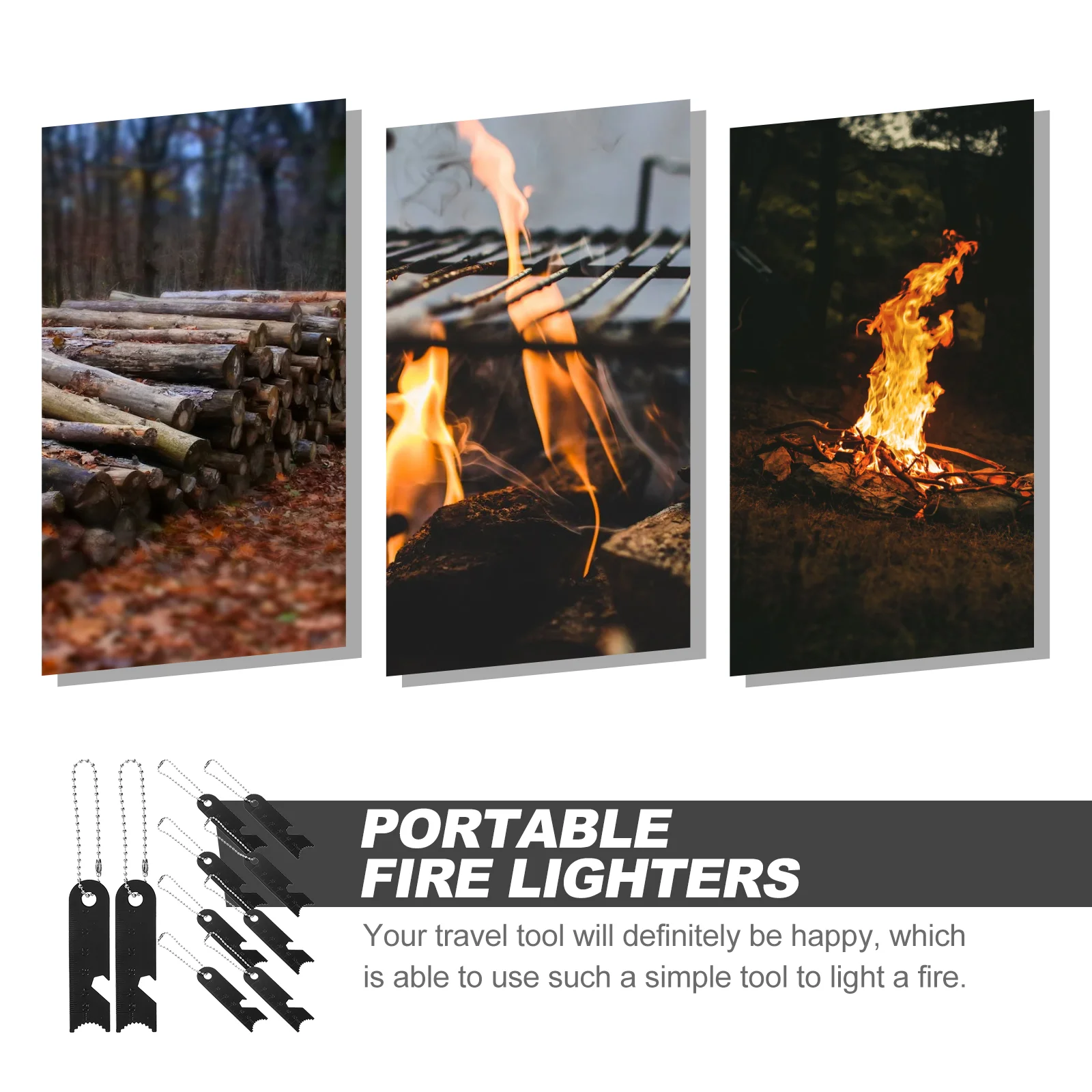 10 шт. кремневый скребок уличные скребки инструменты для выживания пожарные