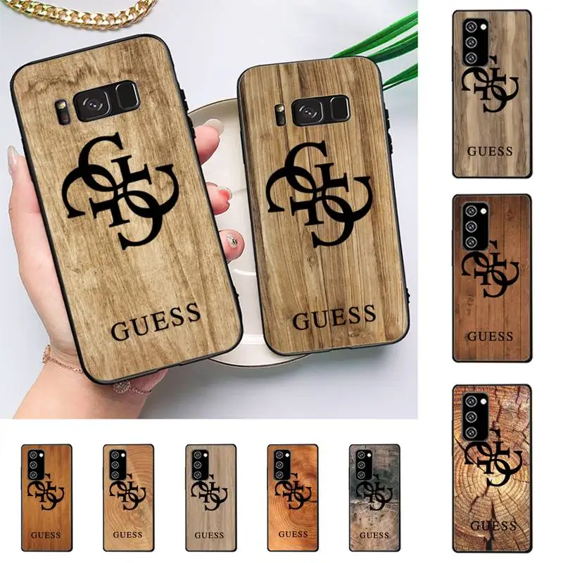 

Fashion Brand Guess Wood Floor Cartoon Pattern Phone Case For Samsung Galaxy Note10Pro Note20ultra note20 note10lite M30S