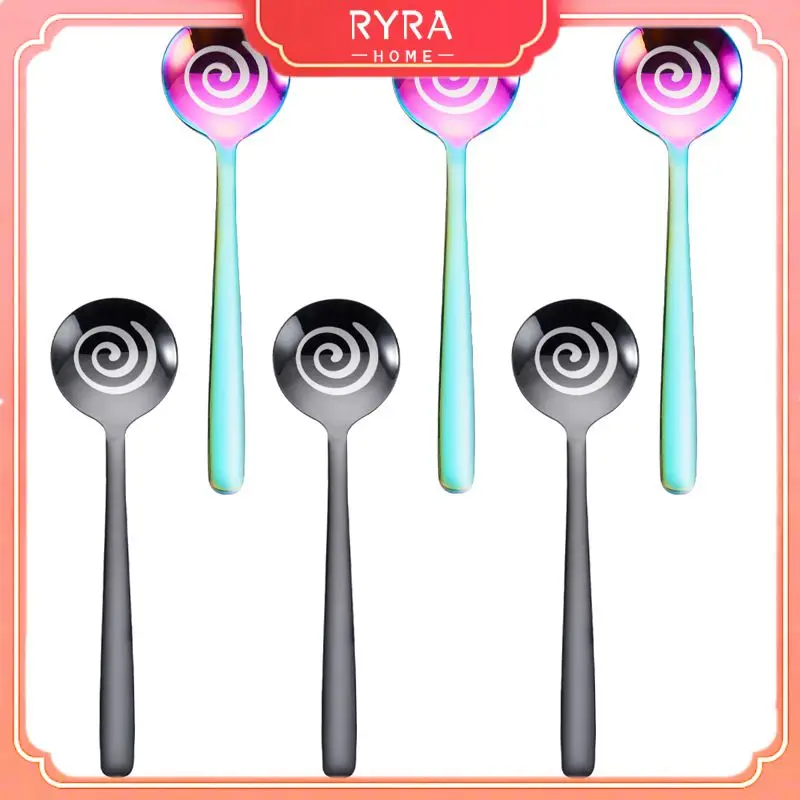 

Dropshipping Set Black Colorful Cutlery Set Stainless Steel Dinnerware Flatware Dinner Fork Comfortable Grip Household Wholesale