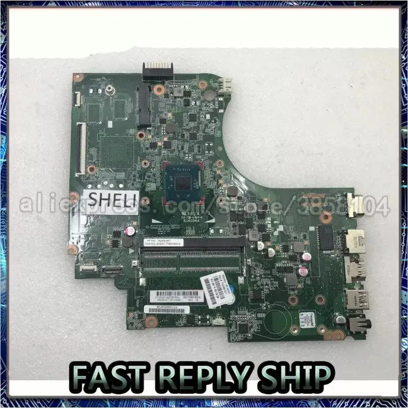 Материнская плата SHELI для HP 15-D035DX 15-D с процессором N3520 753099-501 753099-001 |