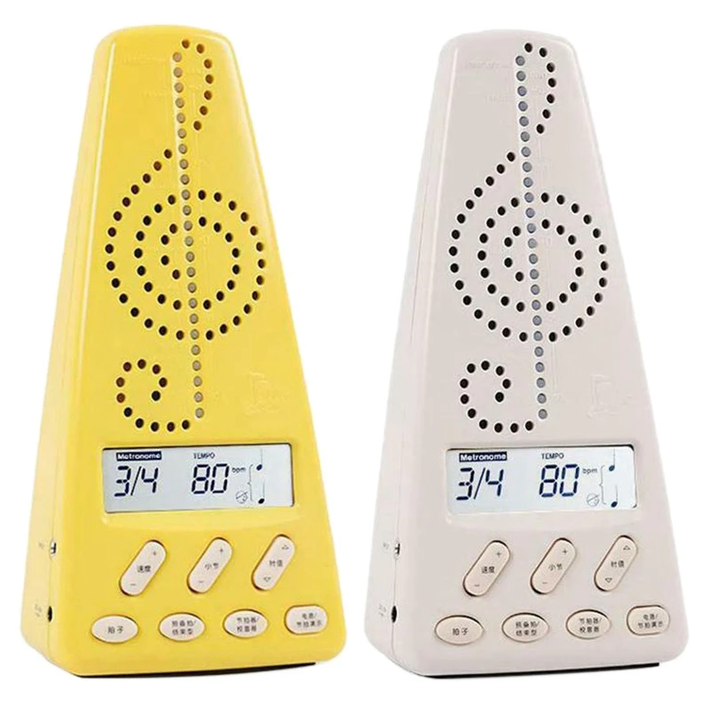 

Cherub 2 Set WMT-220 LCD Electronic Metronome Tuner Guitar Piano Drum Musical Instrument General Rhythm Metronome,C & D