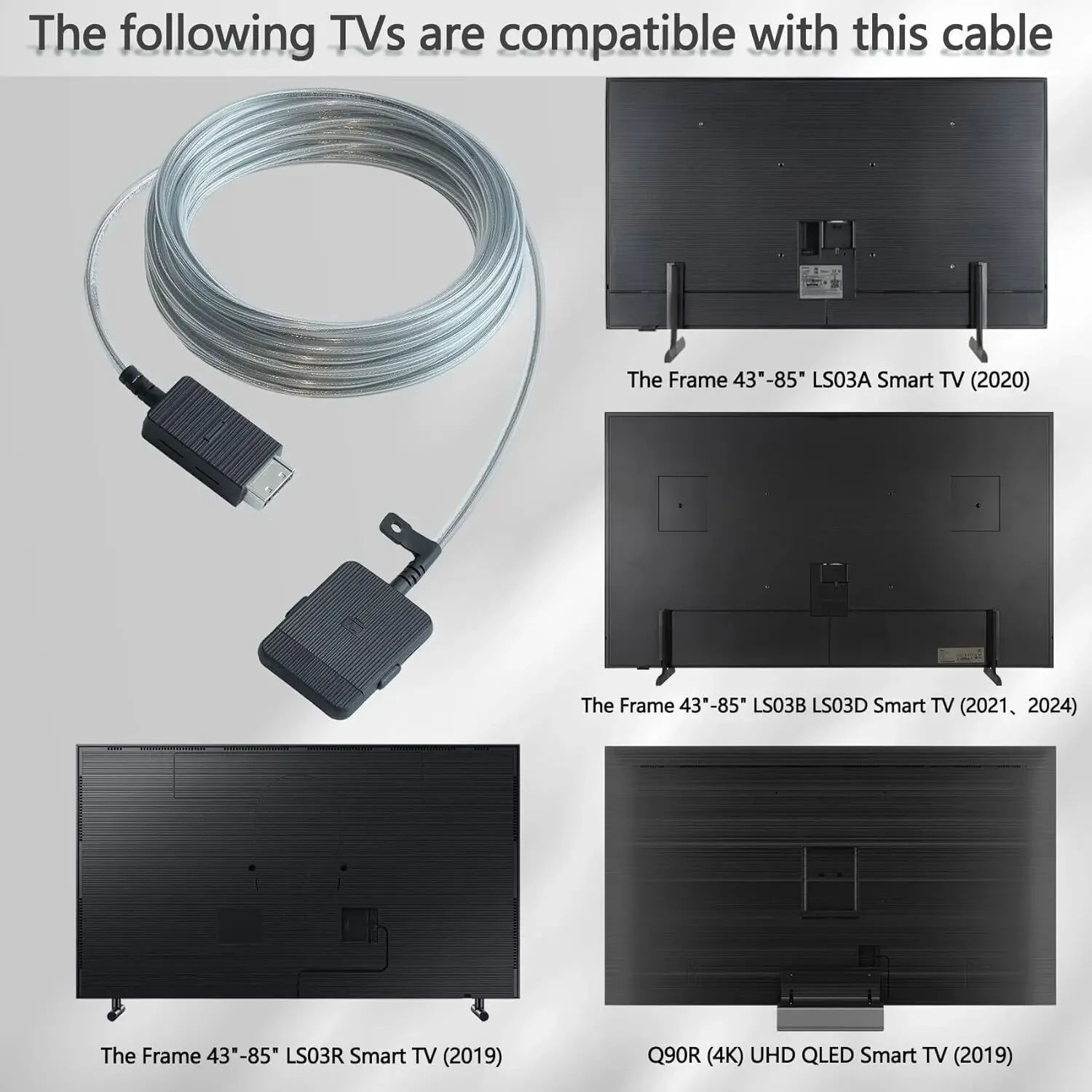 Фото Кабель One Connect 5 м/16 футов BN39-02470A BN39-03006A для телевизоров Samsung 43, 50, 55, 65 дюймов The Frame LS03FA QLED 4K №3