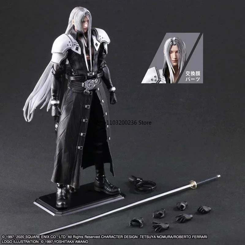 Оригинальная экшн-фигурка SQUARE ENIX PLAY ARTS Sephiroth Final Fantasy VII REMAKE сборная модель с