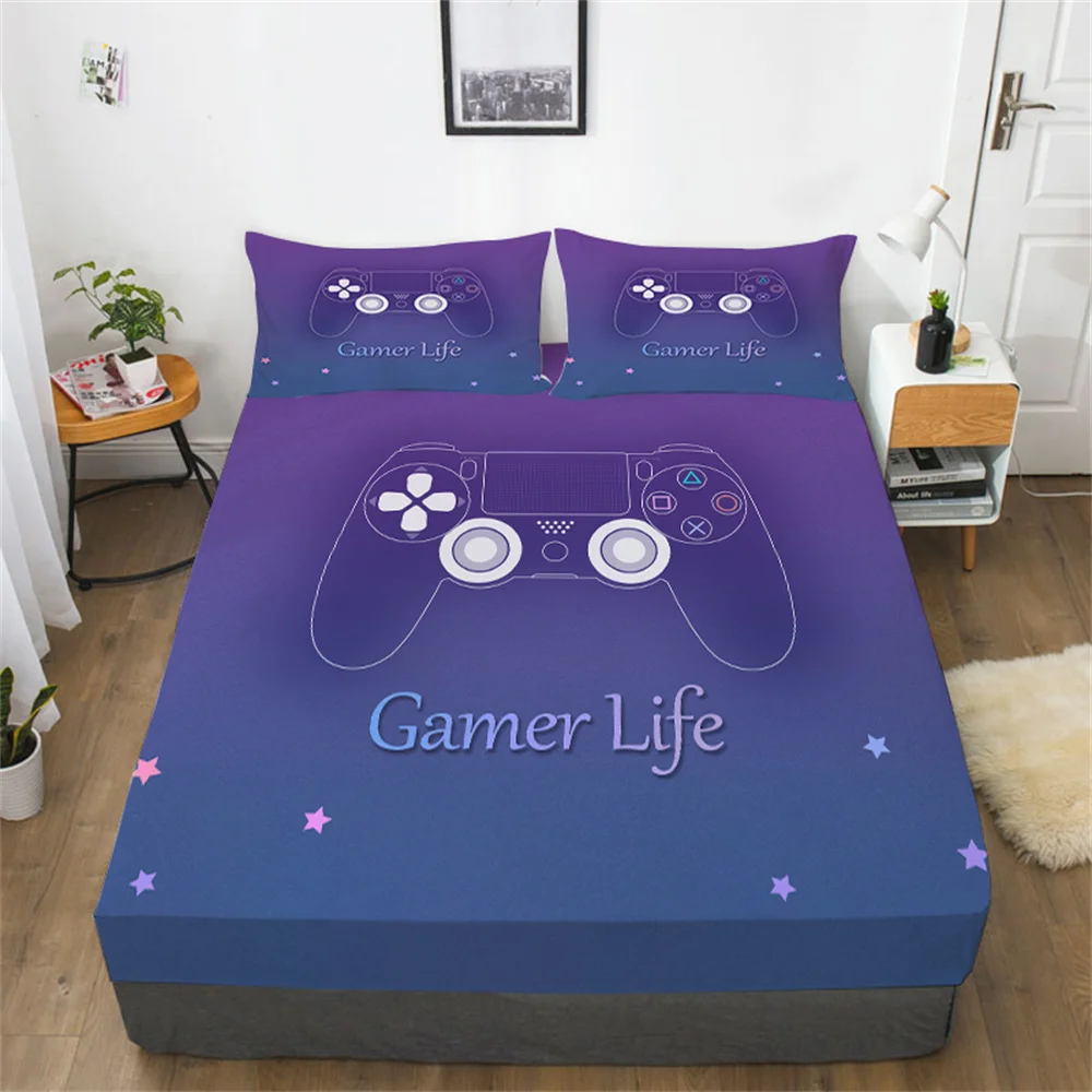 

Game 3D Comforter Cover Set Twin Bed Sets Teens Children Home Bedclothes Cotton Fitted Sheets Queen Beds Sheet Bedspreads