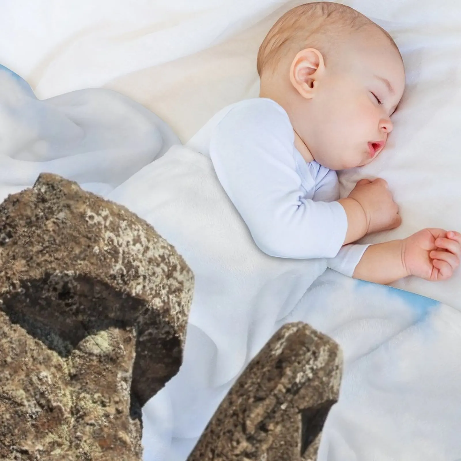 Утяжеленное одеяло Moais at Rano рараракуку-Рапа-нои-Пасхальный остров теплое для зимы