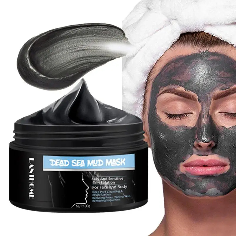 

Sea Mud Face Masque Dead Sea Mud Pore Cleansing Blackhead Remover Pore Cleaner Clay Deep Cleaning Face Masque For Clean Pores