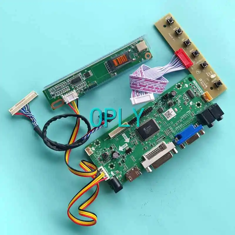 

Плата контроллера матрицы ЖК-дисплея подходит для комплекта LP171W02 LP171WE2 LP171WE3 1680*1050 VGA DVI HDMI-Совместимость 17,1 "30-контактный LVDS 1CCFL