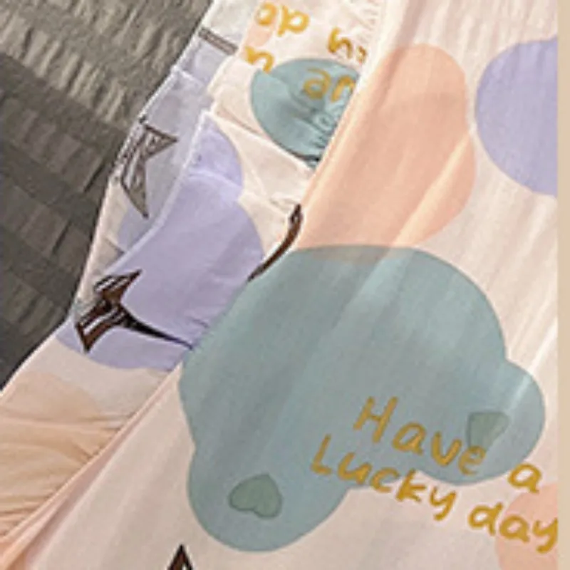 Summer Girls' Vest Style Dress Pajamas Round-Neck Sleeveless Floral Print Nightgowns One Size 100% Viscose Comfortable Vestidos