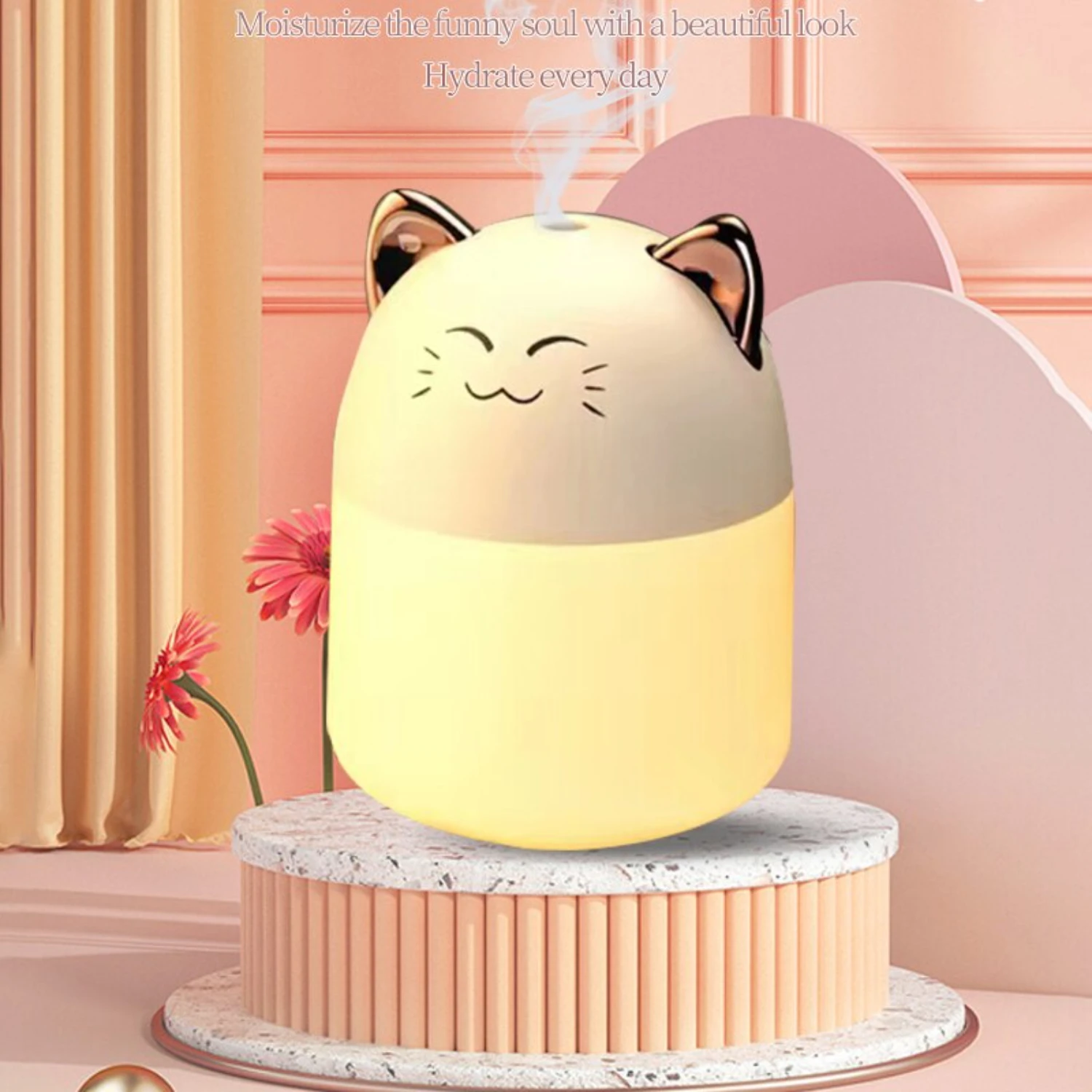 Освежающий и омолаживающий маленький Настольный увлажнитель воздуха с мини-USB