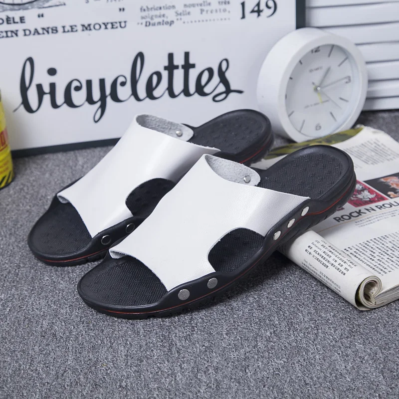 

Мужские сандалии из ПУ кожи, светло-коричневые легкие дышащие шлепанцы, пляжная обувь, повседневные, 39 s, лето 2020