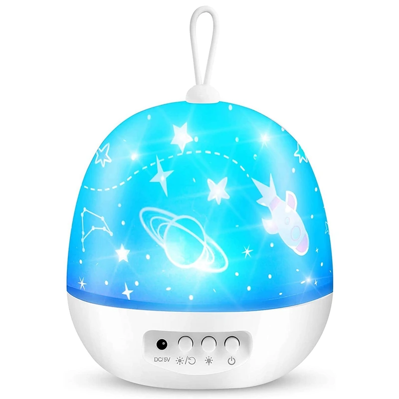

Night Light For Kids,Changing Light Projector,360°Rotating Night Light,Best Gifts For Baby Boys Girls Birthday Party