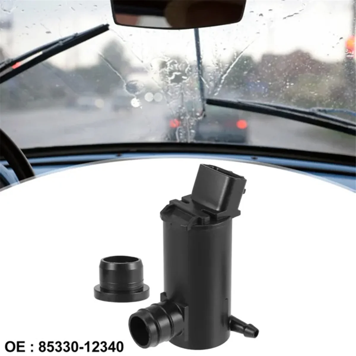 Автомобильный насос омывателя лобового стекла 85330-12340 85330-AA010 85330-20190 для Toyota Corolla Camry RAV4 Matrix Prius (art.: 3920caf61d573) - 3920caf61d573