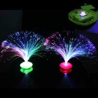 colorful changing lamp stand led home decor colorful fiber optic night light