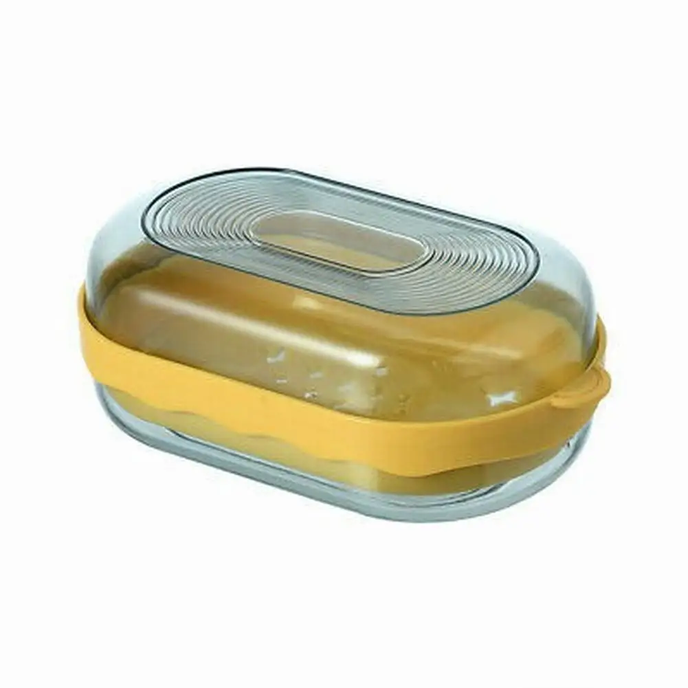 

Портативный разделенный ящик для мыла и посуды, чехол для ванной комнаты с крышкой, влагостойкие аксессуары для хранения