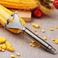 corn kerneler peeler fruit vegetable toolscorns strippe corns threshing device corn stripper stainless steel easy peeling1027