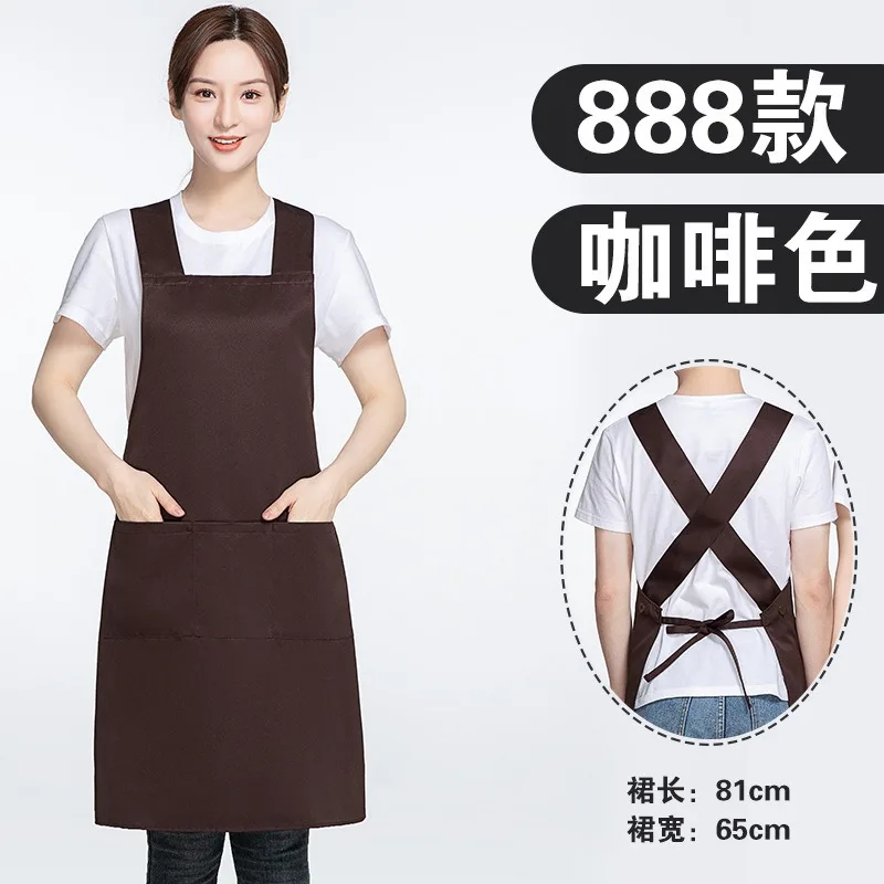 В наличии фартук на заказ дизайн логотипа рабочий официанта водостойкий