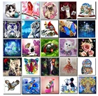 Набор для алмазной живописи 5D, мозаика с животными, алмазная вышивка сделай сам стразы, украшение для дома