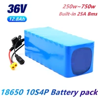 36v 12 8ah built in bms lithium battery pack 10s4p 18650 3200mah 750w 500w 450w 350w ebike electric car bicycle motor scooter
