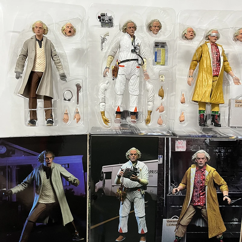 Новинка Назад в будущее Часть II NECA Ultimate Грифф Танн Доктор коричневый Марти Мак
