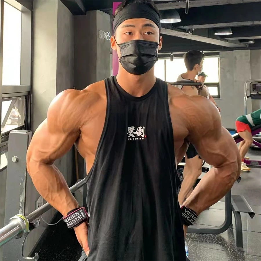 

Мужской Быстросохнущий Спортивный жилет, мужской жилет без рукавов, Свободный жилет для бега, тренировок, баскетбола, фитнеса, тренировок, т...