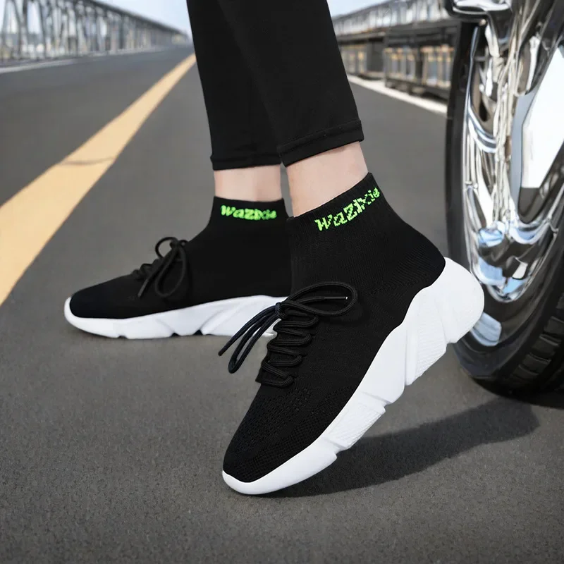 Высокие кроссовки для пожилых женщин новая женская спортивная обувь теннис 2024