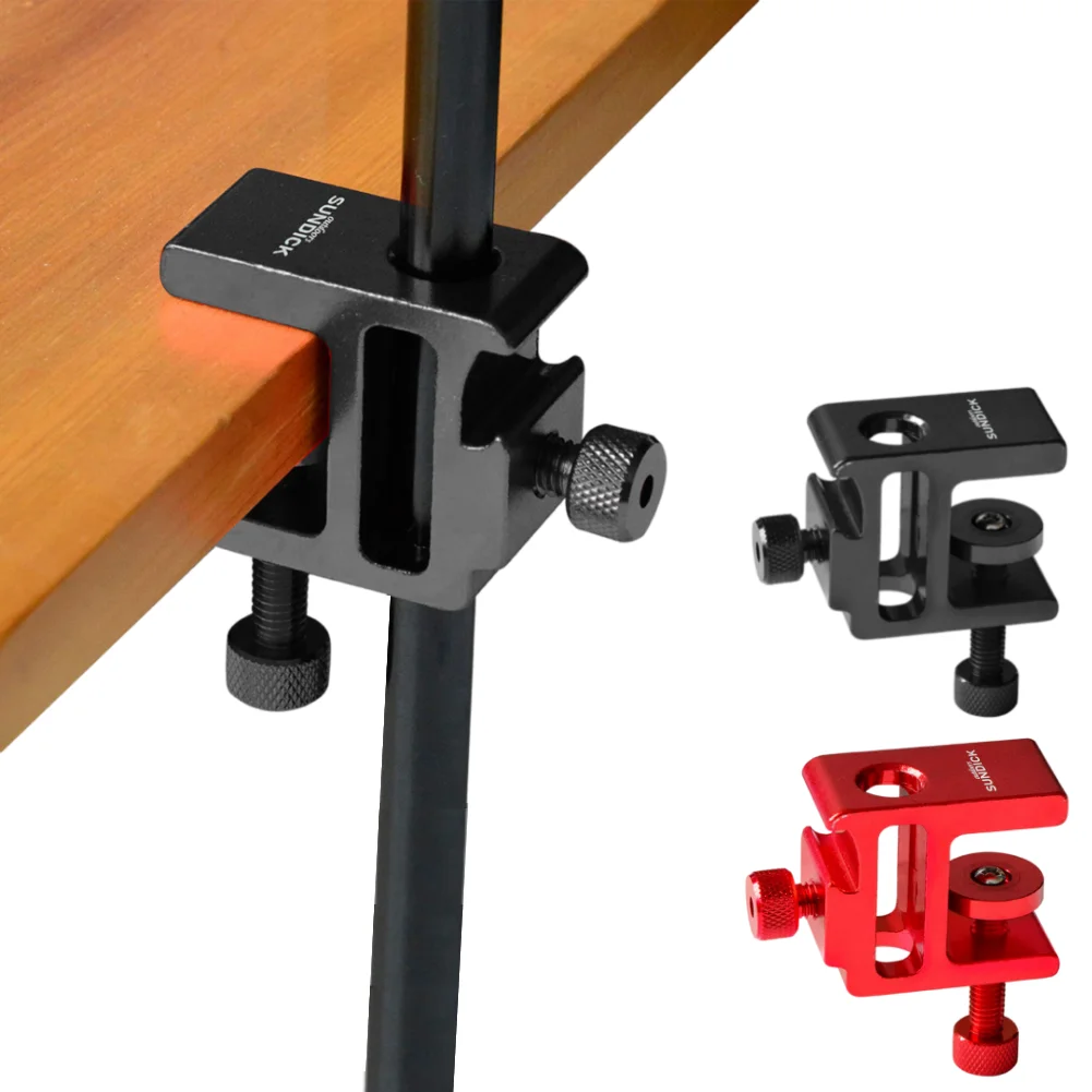 

SUNDICK Light Lantern Stand Clip Light Pole Table Fixing Aluminum Alloy Clamp Outdoor Hanging Lamp Holder Clip Folding Lamp Hold