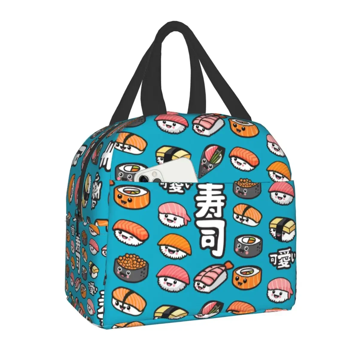 

Индивидуальная сумка для суши, портативная теплая термоизолированная коробка для ланча для детей, женская школьная мультяшная японская коробка для еды, бэнто