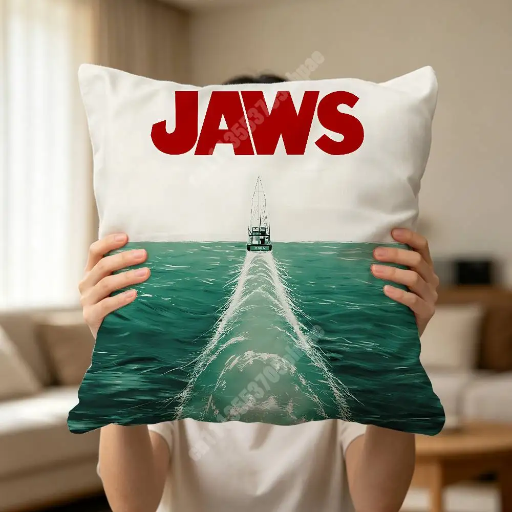 Чехол для подушки J-JAWS 1975 Steven Movie Spielberg, декоративный чехол для дивана, кровати, автомобиля, гостиной, украшение для дома (art.: 3920dc245c956) - 3920dc245c956
