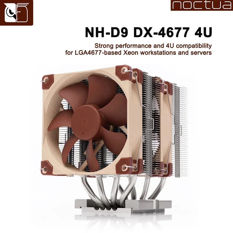 

Noctua NH-D9 DX-4677 4U CPU Cooler 92mm PWM Quiet Fan Servers Radiator For 4th gen Intel Xeon LGA4677