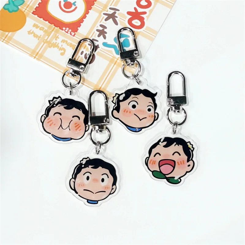 

Anime Peripheral Porgy Prince Keychain Acrylic Cute Schoolbag Pendant Girlfriend Couple Keychain Pendant