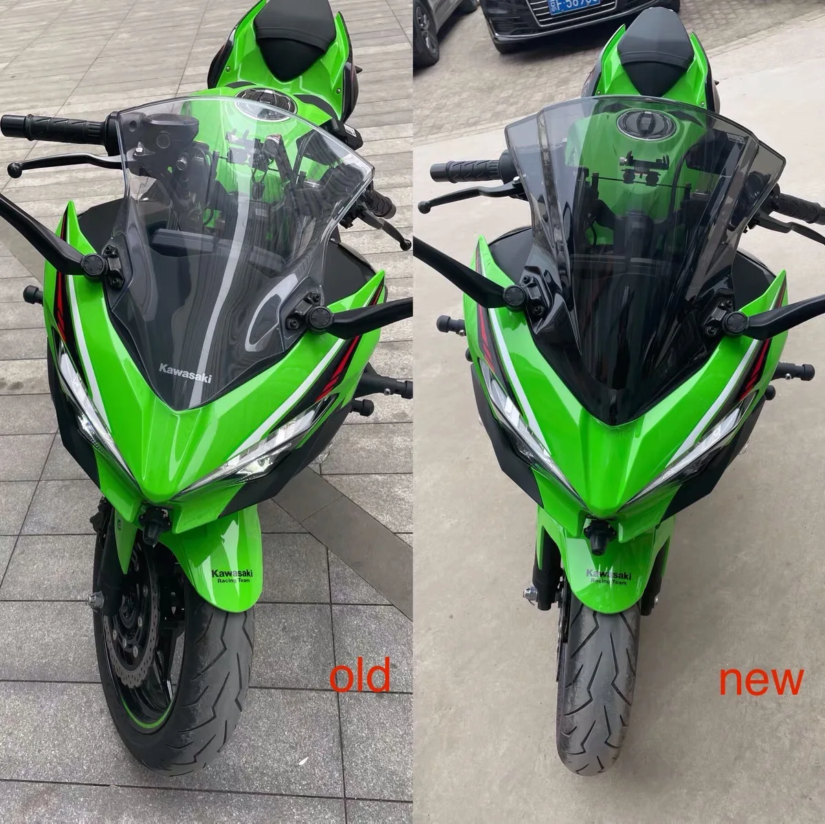 Ветровое стекло для мотоцикла Kawasaki Ninja400 Ninja 400 EX400 2018 2019 ветровое с двойными