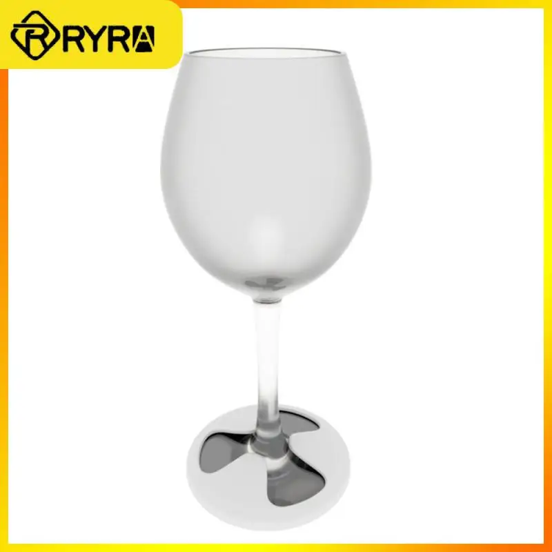 

Guard Your Cup With Care Bar Tools Packaging Opp Bag Wine Glass Logo Foot Pad Food Grade Silicone Glass Footrest Various Colors