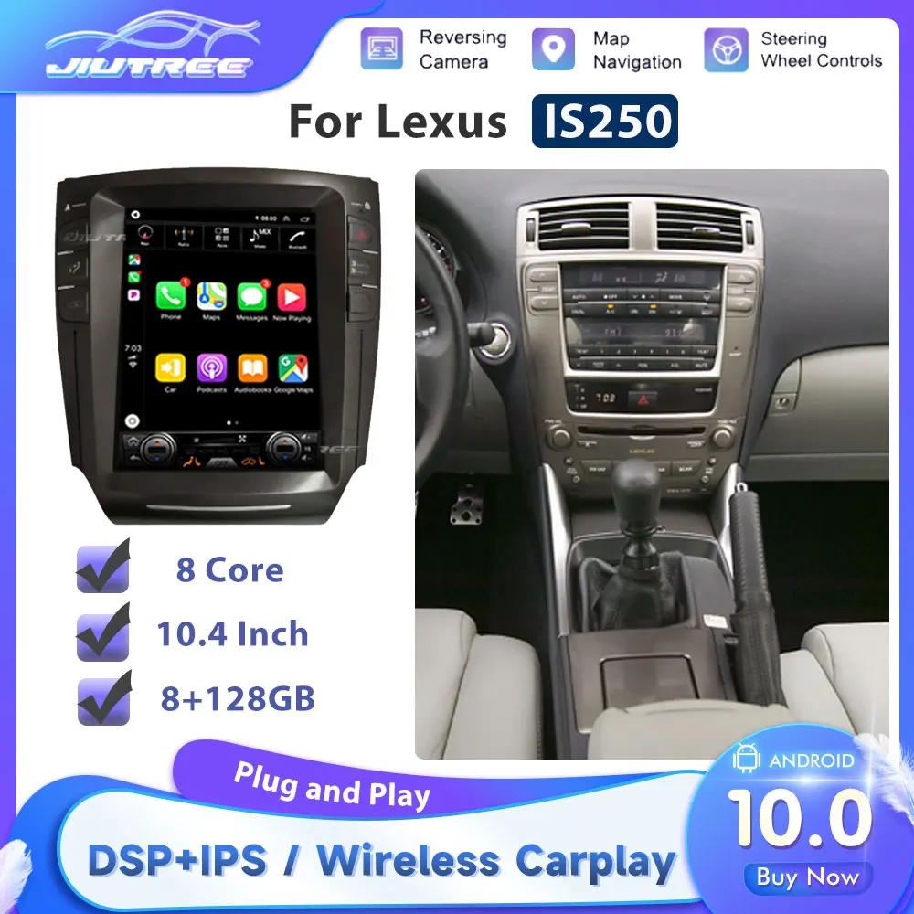 

Автомагнитола на Android 10,0, DVD-плеер для LEXUS IS250 2006-2012, автомобильная стереосистема, GPS-навигация, MP3 мультимедийный вертикальный экран