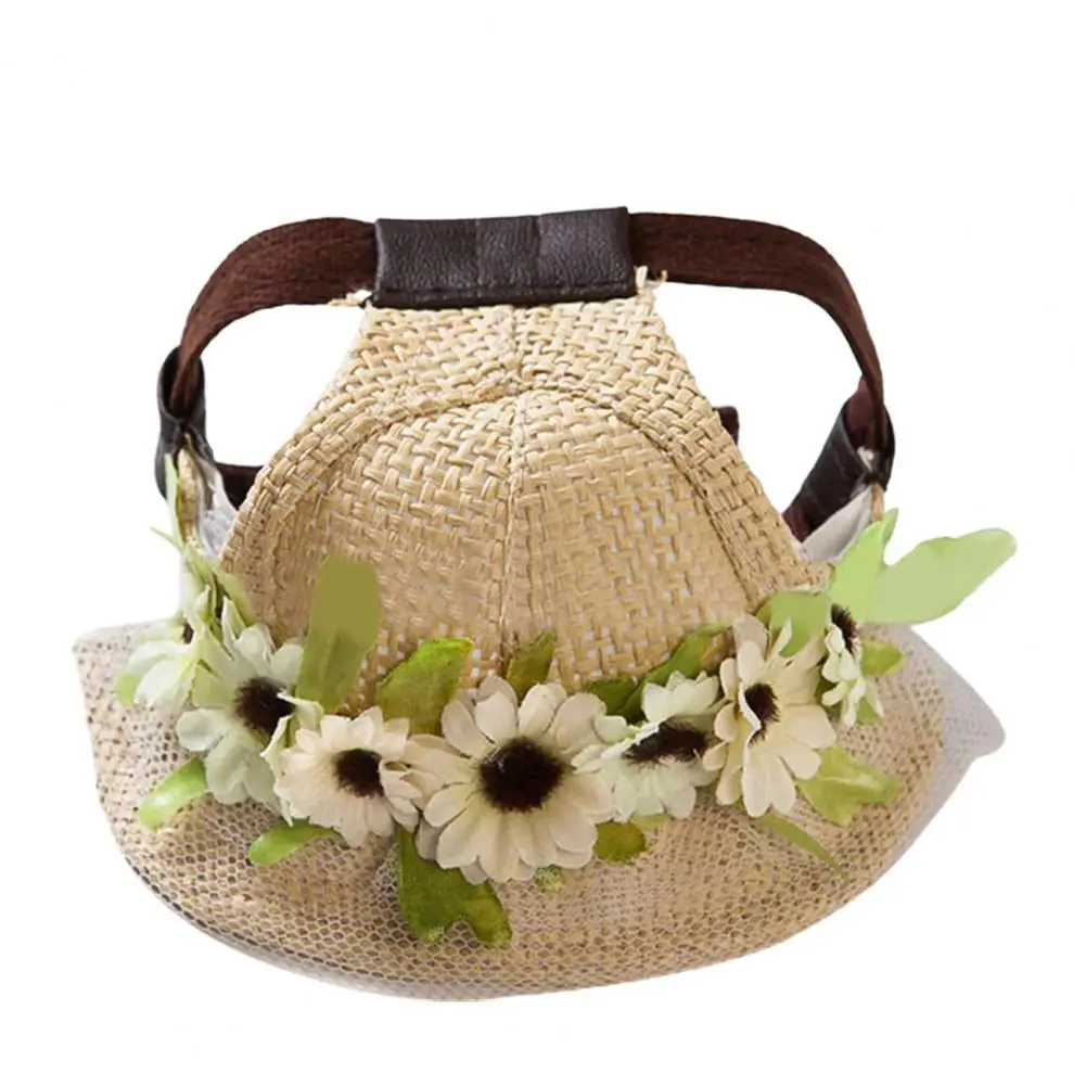 

Многоразовая летняя Солнцезащитная шляпа, головной убор для собаки, аксессуары для фотосъемки