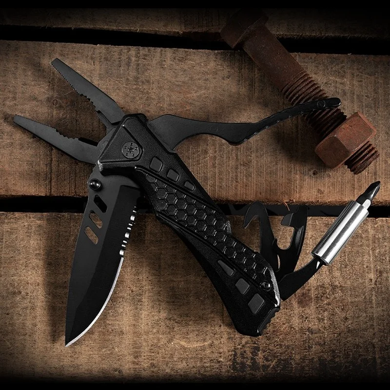 

Outdoor Survival Adventure Multi-purpose Knife Pliers Portable Folding Multi-purpose Pliers Gift Tools Pliers Lifesaving Tools