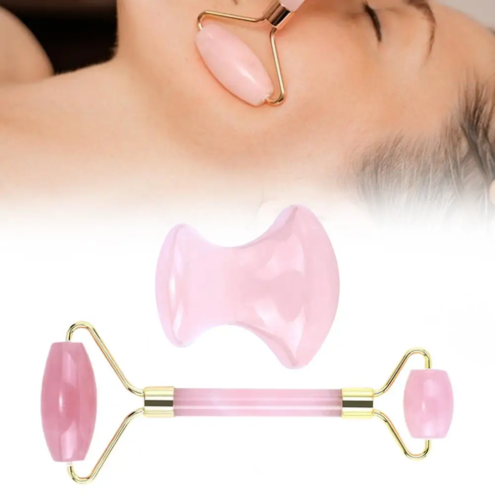 

Натуральный массажер для лица, гуашь, скребок для лица, массажер для лица, Нефритовый ролик, гуаша, скребок для лица, микроидный ролик для лиц...