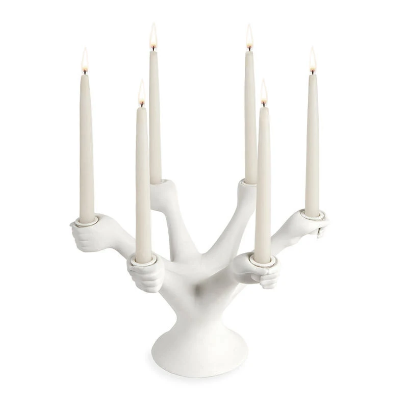 

Nordic White Candle Holders Ornaments Ins Table Wedding Centerpieces Candlestick Candlelight Dinner Props Mumluk Birthday Gift