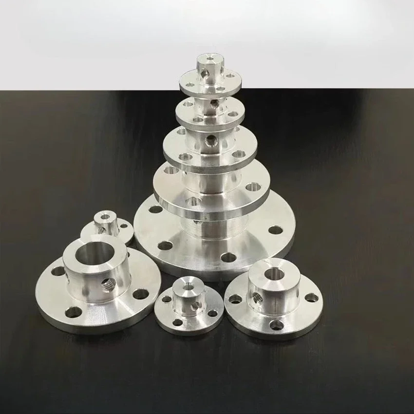 

Комплект фланцевых муфт из алюминиевого сплава промышленного класса с жестким направляющим кронштейном и опорой вала с ЧПУ, робототехника