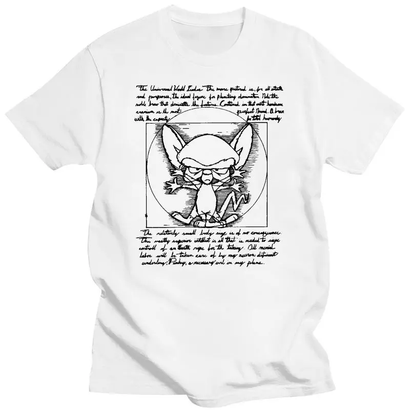 

2022 New Cartoon Pinky And The Brain V1 Poster 1995 1998 T Shirt White All Sizes S 5Xl