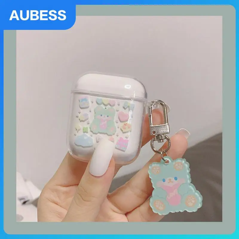 

1 Pcs Cartoon Wireless Headsets Cover Portable Earbud Covers Drop-resistant Earphone Protective Sleeve For Apple 123