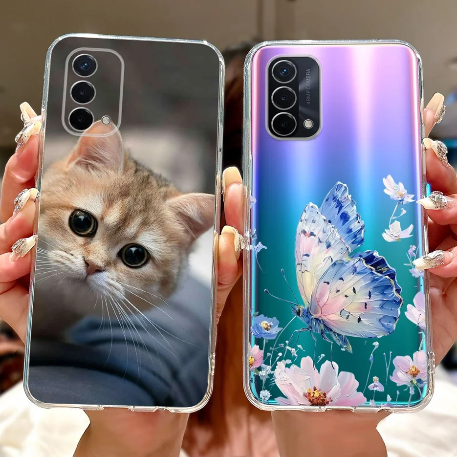 Для Oppo A74 5G Чехол CPH2197 CPH2263 Новый роскошный окрашенный чехол Мягкий силиконовый чехол для телефона Oppo A74 A 74 OppoA74 5G Fundas Coque (art.: 3920d2019ea0f) - 3920d2019ea0f