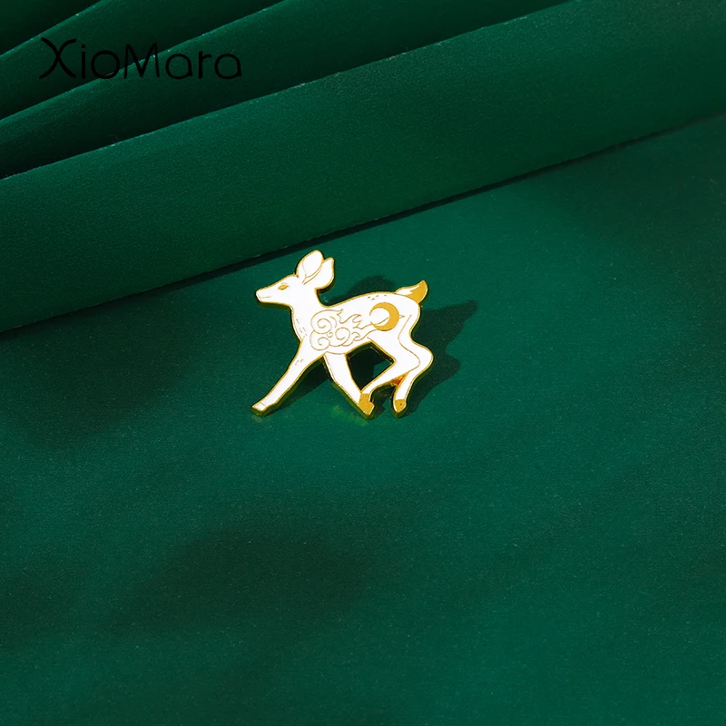 

Online Games Enamel Pin Custom Spiritual Deer Badge Brooch Lapel Clothes Hat Backpack Jewelry Gifts Wholesale For Kids Friends