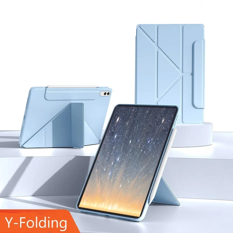 Фото Чехол для Lenovo Yoga Tab 11.1, модель tb710fu, умный складной чехол из искусственной кожи с магнитной подставкой для Lenovo Yoga Tab 11.1 дюймов, чехол-коке №4