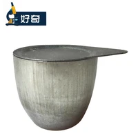 iron crucible with cover heatable container chemical experiment equipment 30ml free shipping