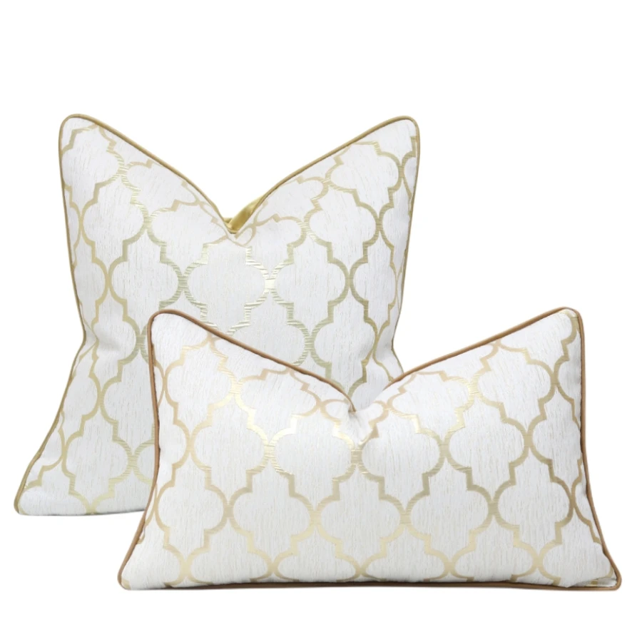 

LUXURY Jacquard Cushion Cover 30x50 45x45 50x50cm High-end Decorative Pillow Cover for Livingroom Bedroom Sofa Decor Pillowcase