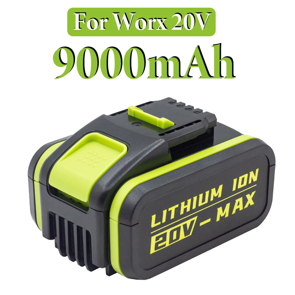 

Литиевая аккумуляторная батарея для электроинструментов Worx WA3551, WA3553, WX390, WX176, WX178, WX386, WX678, 9000 мАч, 20 в, 9.0ач